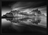 Majestic Mountain Reflection Art Print UK — Abstract Calm Wall Art — Bedroom — Wall It All Prints