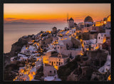 Oia Santorini Sunset Glow
