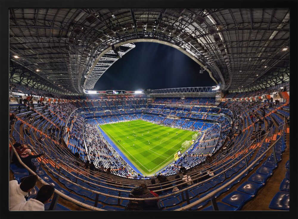 Night Football Stadium Art Print UK — City Vibrant Wall Art — Living Room — Wall It All Prints