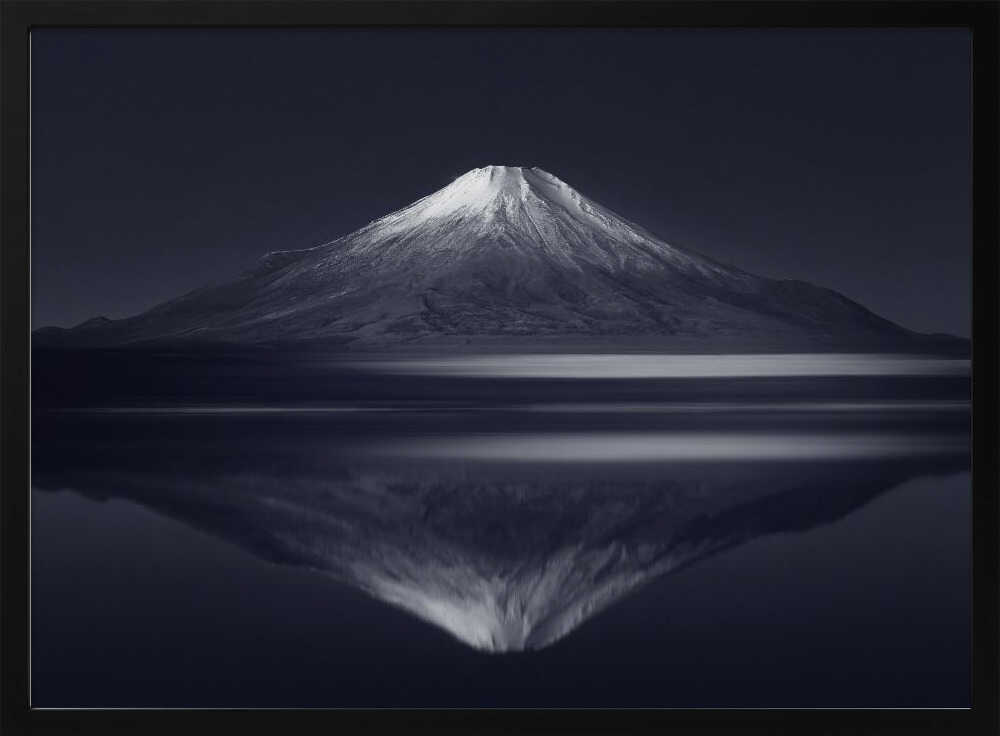 Mount Fuji Reflection Art Print UK — Japanese Calm Wall Art — Bedroom — Wall It All Prints