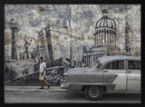 Havana Car And Mural Art Print UK — Vintage Vibrant Wall Art — Living Room — Wall It All Prints