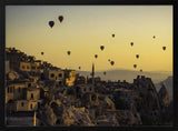 Hot Air Balloons Cappadocia Sunrise Art Print UK — Landscape Calm Wall Art — Living Room — Wall It All Prints