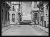 Havana Street Classic Car Art Print UK — Vintage Dark Wall Art — Living Room — Wall It All Prints