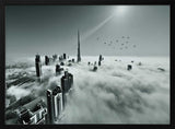 Dubai City Above Clouds