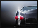 Classic Car Tailfin Art Print UK — Vintage Dark Wall Art — Living Room — Wall It All Prints