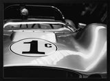 Classic Race Car Art Print UK — Vintage Dark Wall Art — Living Room — Wall It All Prints