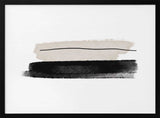 Black And Beige Brushstrokes