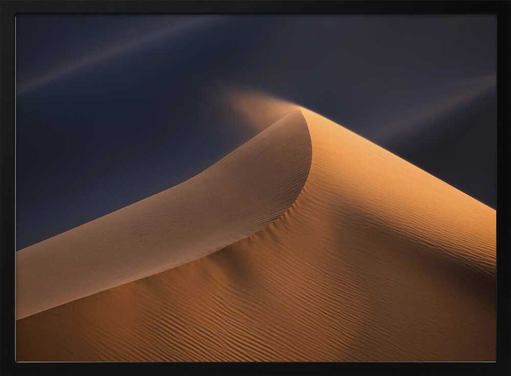 Golden Desert Dune Art Print UK — Abstract Calm Wall Art — Office — Wall It All Prints