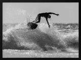 Surfer Riding Ocean Wave
