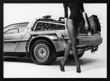 Elegant Time Machine Art Print UK — Portrait Vibrant Wall Art — Living Room — Wall It All Prints
