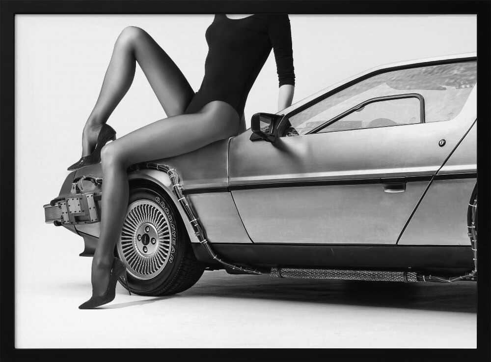 Sleek Car Glamour Art Print UK — Portrait Vibrant Wall Art — Living Room — Wall It All Prints