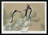 Cranes From Momoyogusa Art Print UK — Japanese Vibrant Wall Art — Living Room — Wall It All Prints