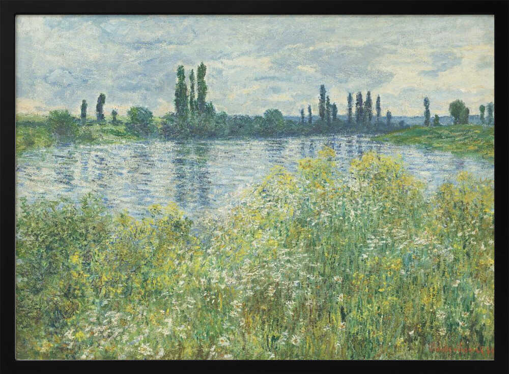 Banks Of The Seine Claude Monet