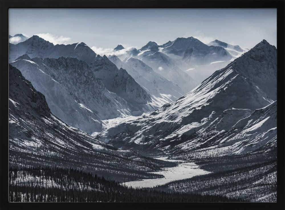 Mighty Alaska Art Print UK — Japanese Calm Wall Art — Bedroom — Wall It All Prints