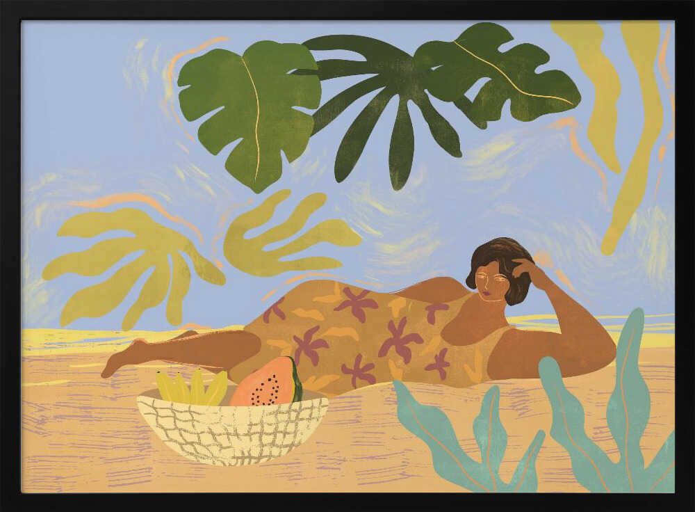 Lazyday Art Print UK — Botanical Vibrant Wall Art — Kitchen — Wall It All Prints