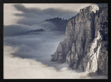 Misty Mountain Peaks Art Print UK — Dark Moody Calm Wall Art — Living Room — Wall It All Prints