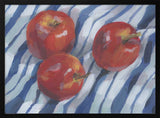 Red Apples on Stripes