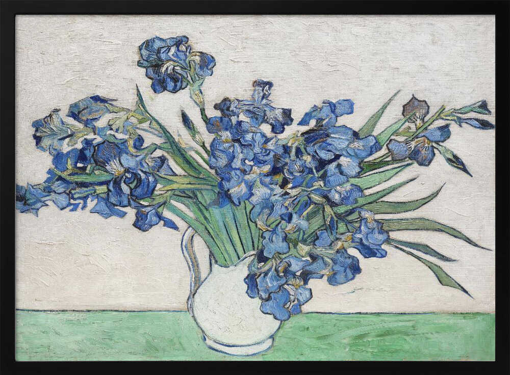 Vincent Van Gogh's Irises (1890).