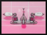 Retro Pink Sink Faucet