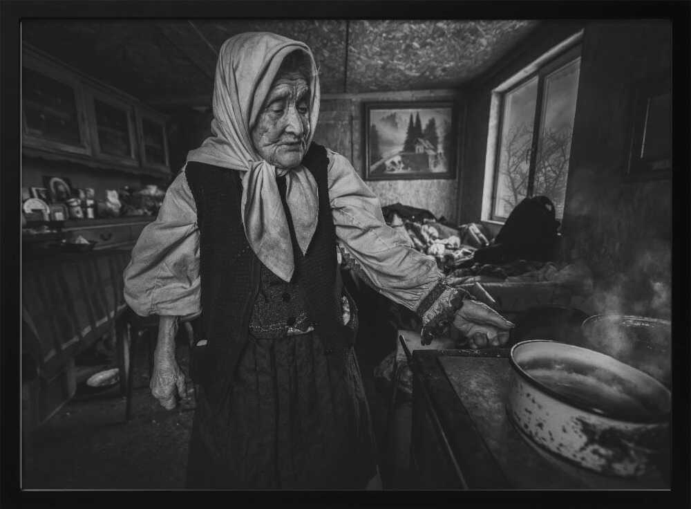 Traditional Kitchen Cooking Art Print UK — Portrait Dark Wall Art — Kitchen — Wall It All Prints