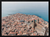 Sicilian Coastal Town Art Print UK — Landscape Vibrant Wall Art — Living Room — Wall It All Prints