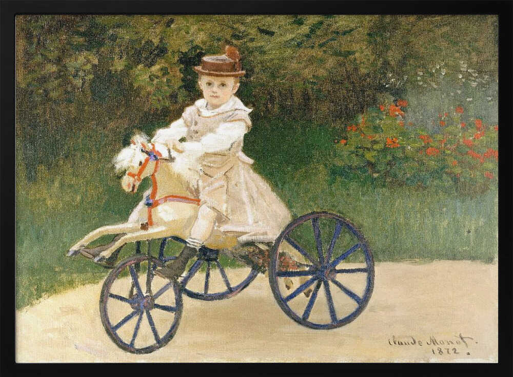 Jean Monet On His Hobby Horse (1872) By Claude Monet Claude Monet