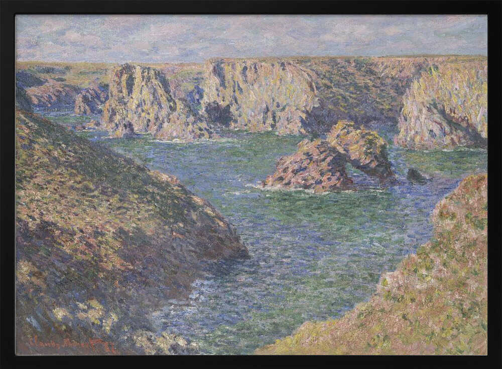 Port Domois, Belle Isle (1887) By Claude Monet Claude Monet