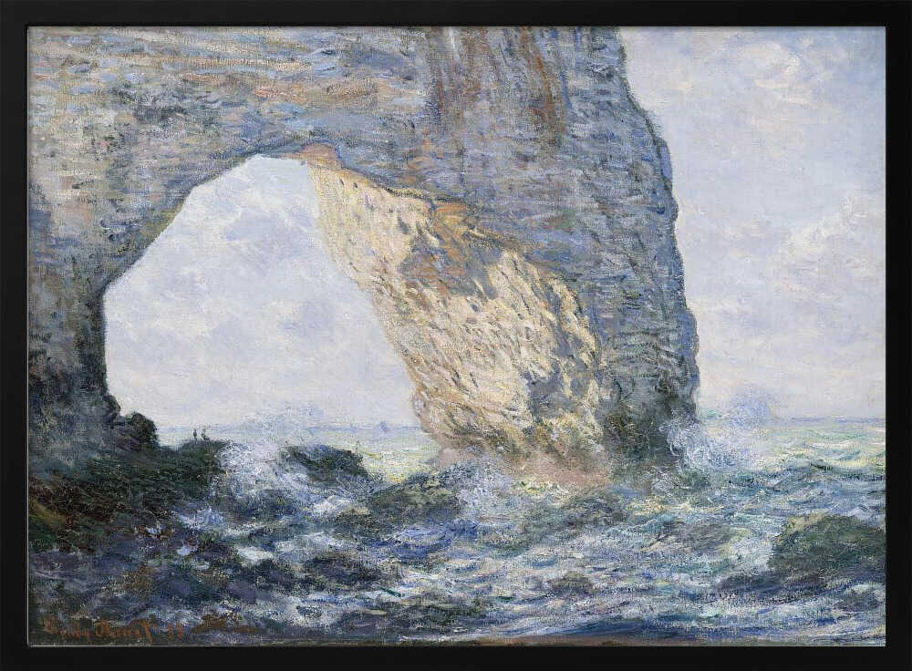 The Manneporte (Étretat) (1883) Claude Monet