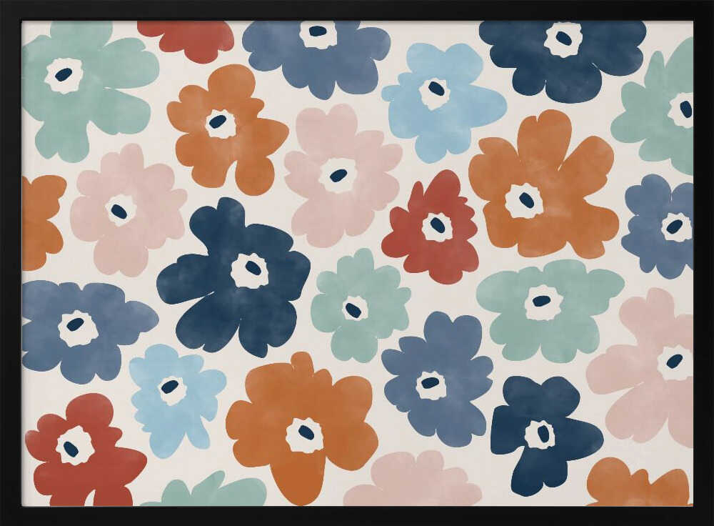 Colorful Abstract Blooms