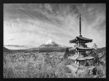 Majestic Fuji Pagoda Art Print UK — Japanese Calm Wall Art — Living Room — Wall It All Prints