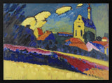 Study of Murnau  Landscape With Church (1909)
