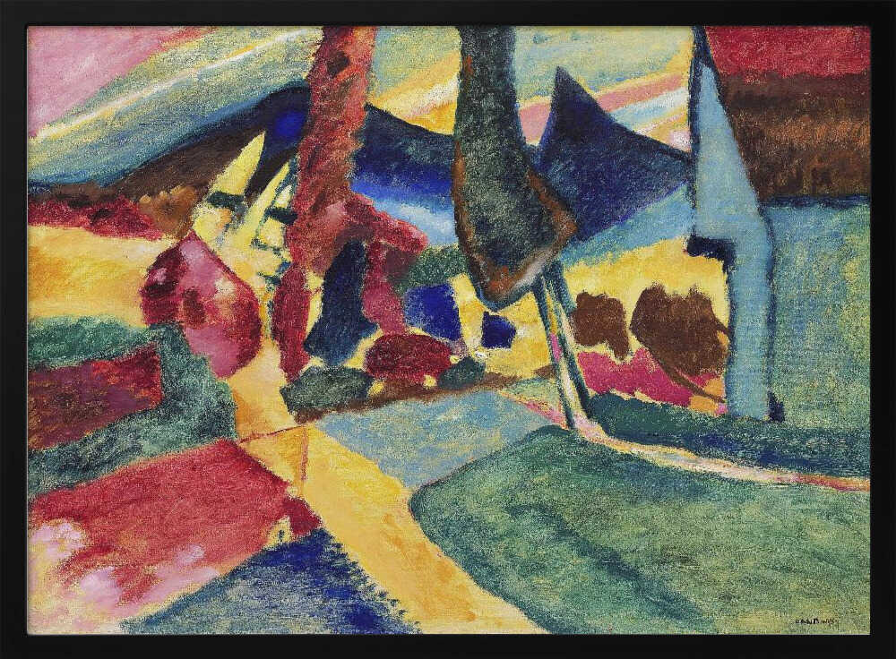Landscape With Two Poplars (1912)