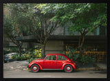 Retro Car in Mexico City Art Print UK — Botanical Vibrant Wall Art — Living Room — Wall It All Prints