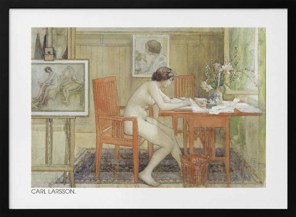 The Model Writing a Postcard 1906