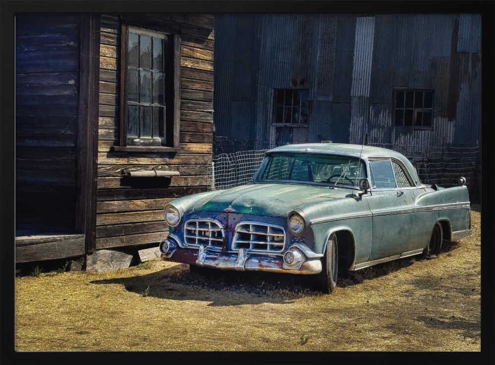 Abandoned Classic Car Art Print UK — Vintage Fresh Wall Art — Living Room — Wall It All Prints