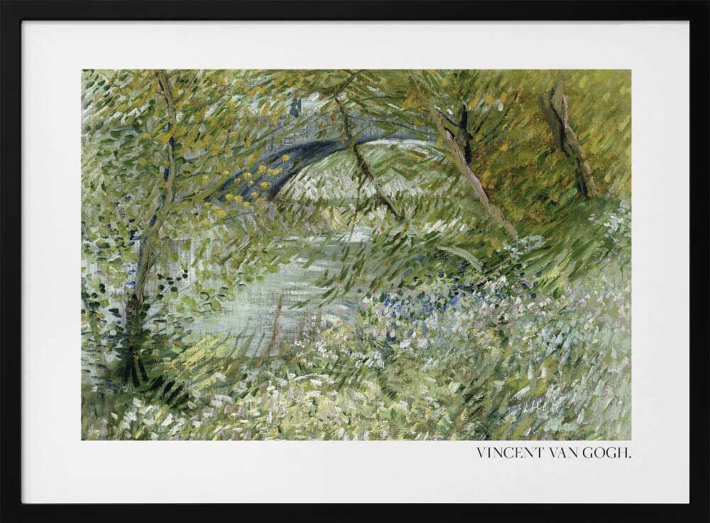 River Bank In Springtime (1887) Horisontal