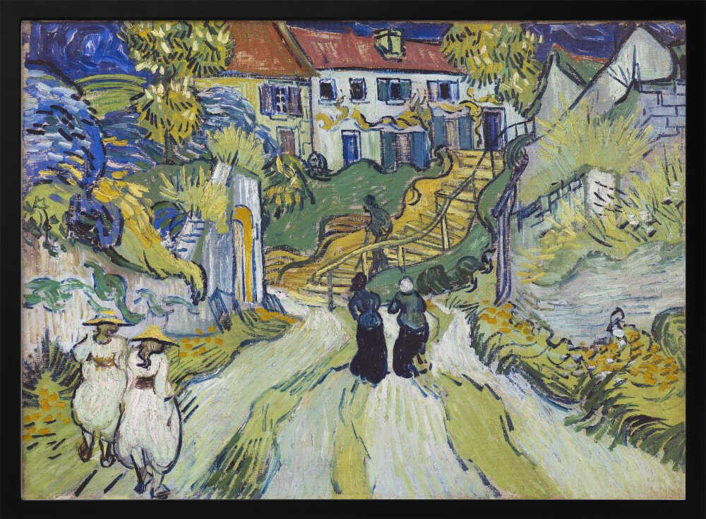 Stairway At Auvers (1890)