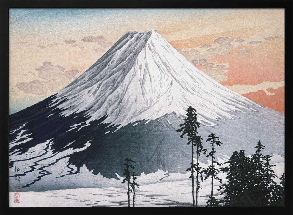 Katsuyama Neighborhood (ca.1929–1932) Art Print UK — Japanese Vibrant Wall Art — Living Room — Wall It All Prints