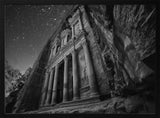 Petra Night Sky Art Print UK — Dark Moody Dark Wall Art — Living Room — Wall It All Prints