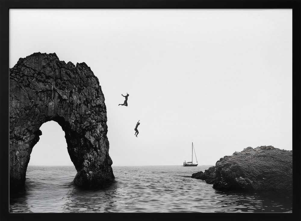 Dip Art Print UK — Dark Moody Dark Wall Art — Living Room — Wall It All Prints