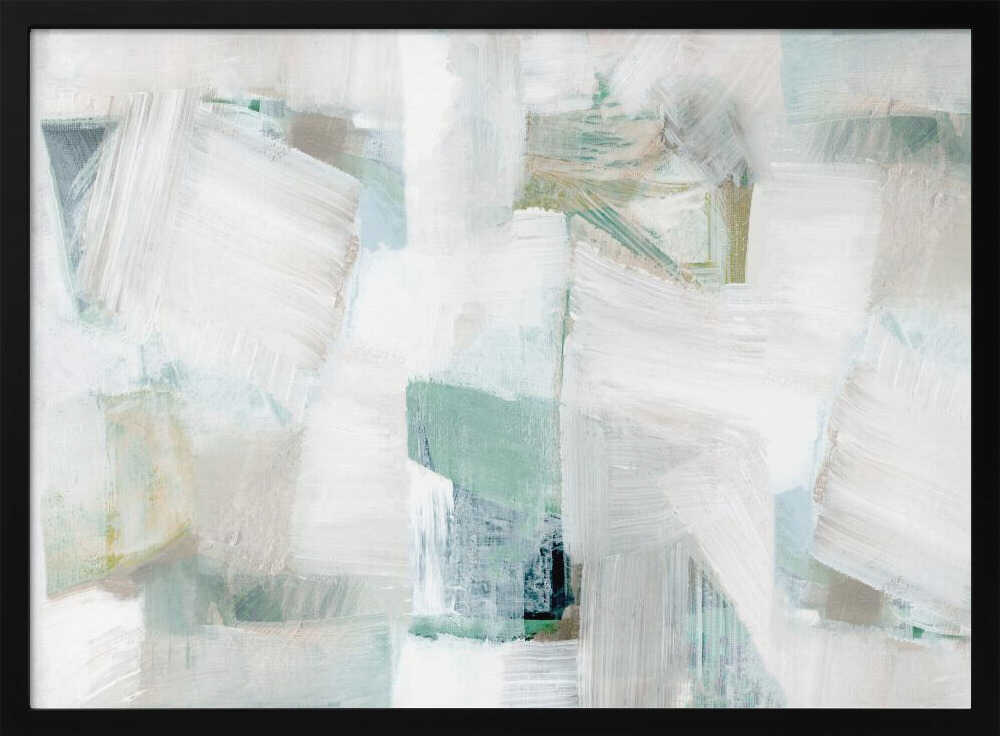 Modern Abstract Serenity Art Print UK — Abstract Calm Wall Art — Bedroom — Wall It All Prints