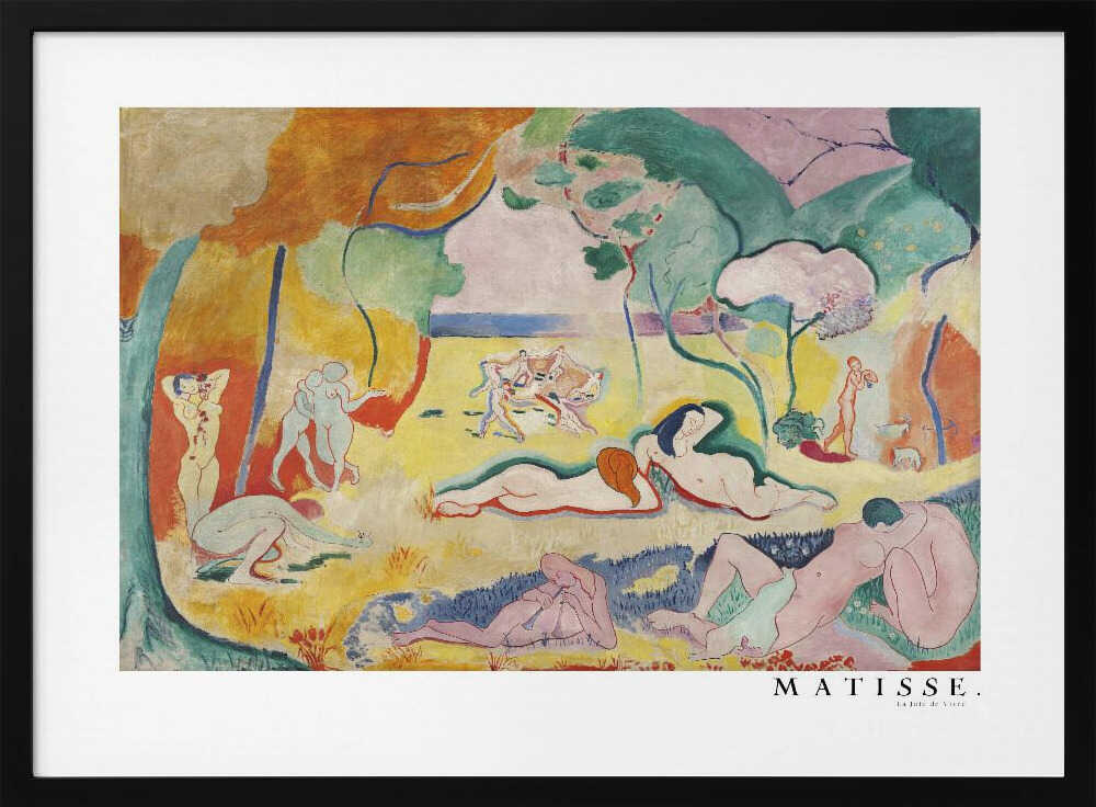 La Joie De Vivre, With Boarder Henri Matisse