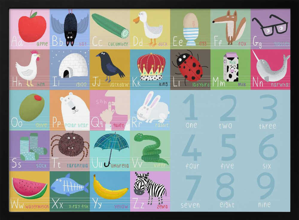 Colorful Kids Alphabet Learning