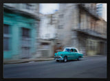 Havana Classic Car Drive Art Print UK — Vintage Vibrant Wall Art — Living Room — Wall It All Prints