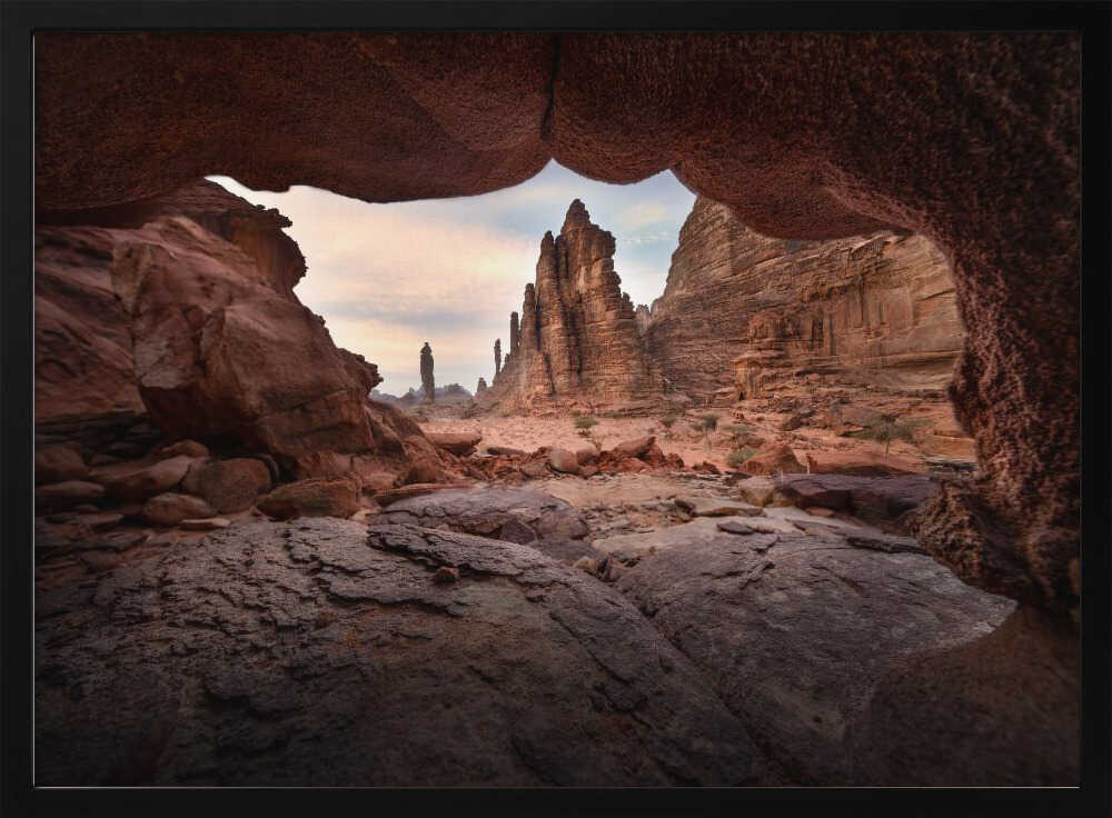 Majestic Desert Archway Art Print UK — Landscape Fresh Wall Art — Living Room — Wall It All Prints