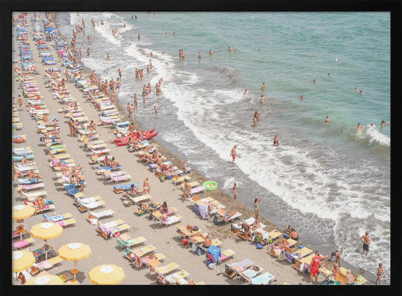 Crowded Summer Beach