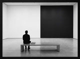 Man in Art Gallery