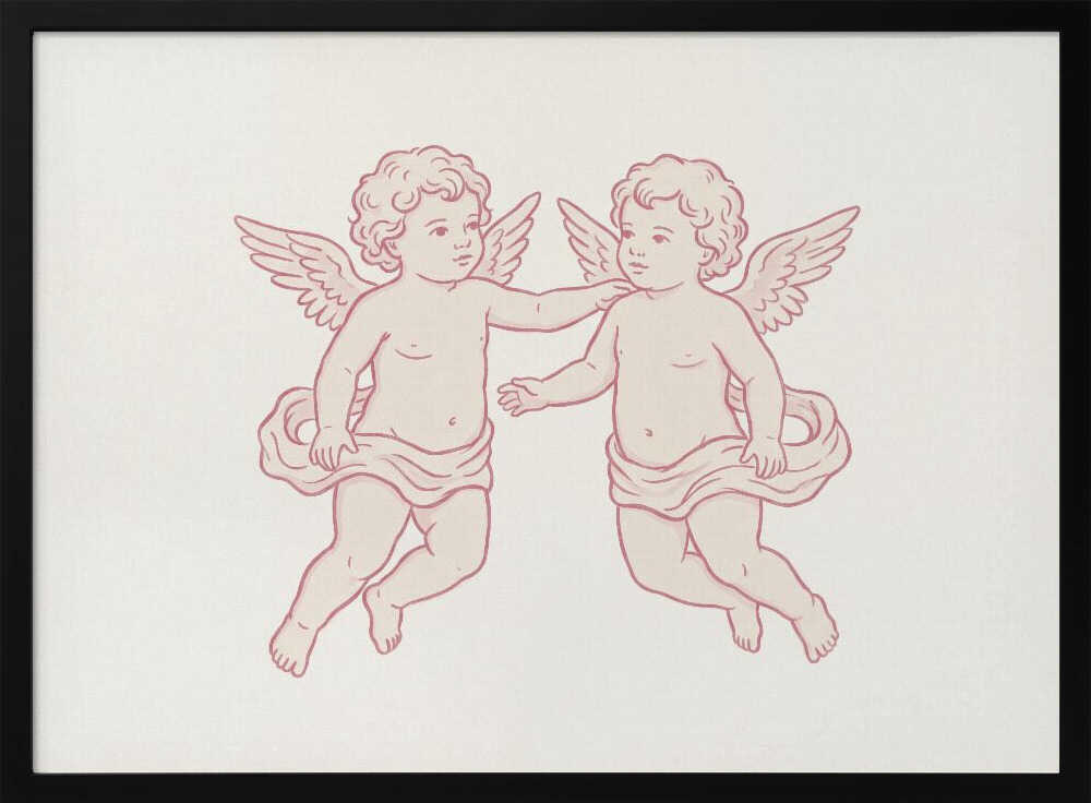 Delicate Pink Cherubs Andreas Magnusson