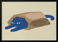 Blue Cat In A Bag
