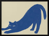Stretching Blue Cat